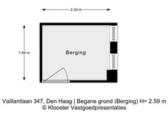 Vaillantlaan 347 - Begane grond (Berging) - 2D.jpg